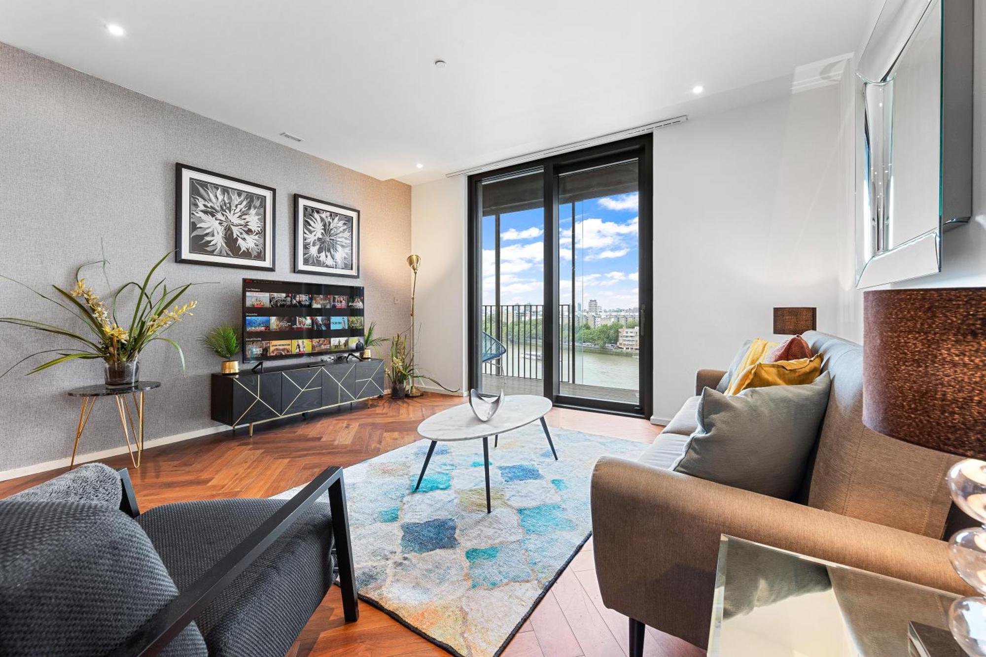 River Panorama Central London 2 Bedroom New Development Eksteriør billede