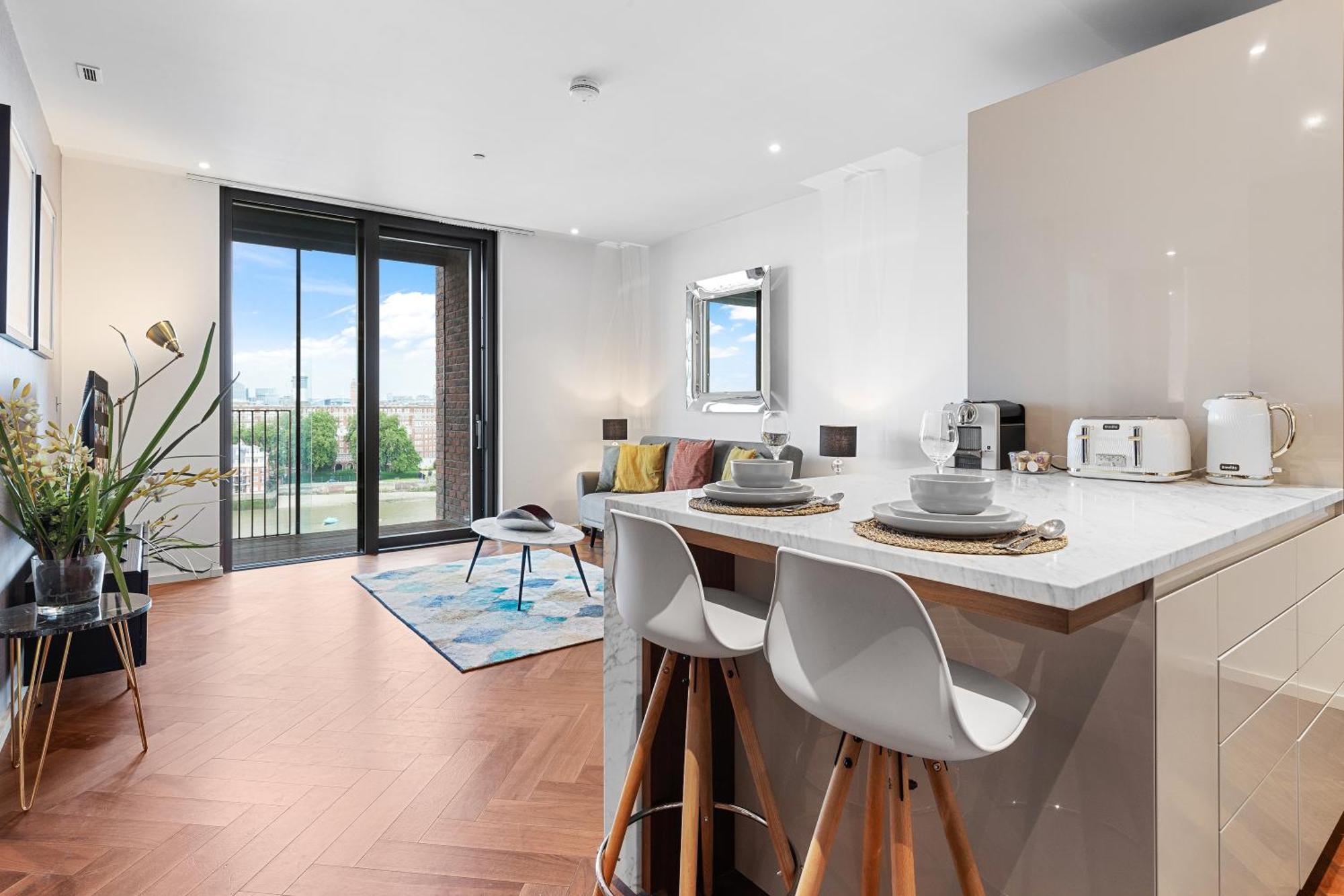River Panorama Central London 2 Bedroom New Development Eksteriør billede